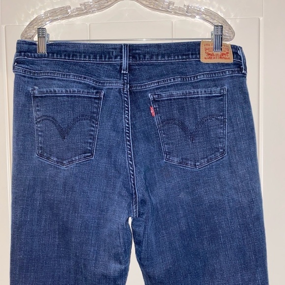 Levi's Easy Fit 505 Straight Leg Denim Jean Women 33X32 Cowgirl Western Rodeo - Picture 5 of 8